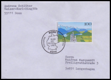 Bund, 1742-45 FDC