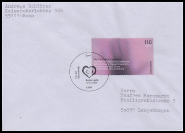 Bund, 2200-03 FDC