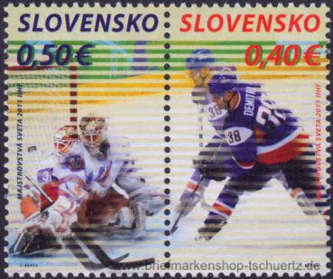 Slowakei, 657-58 ZD **