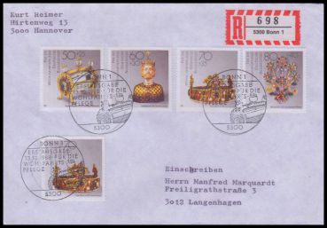 Bund, 1383-86 FDC