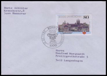 Bund, 1402 FDC