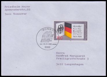 Bund, 1421 FDC