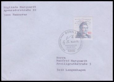 Bund, 1423 FDC