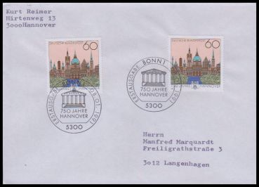 Bund, 1491 FDC