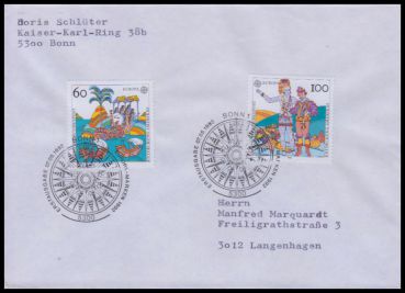 Bund, 1608-09 FDC