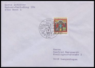 Bund, 1610 FDC