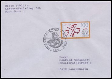 Bund, 1612 FDC