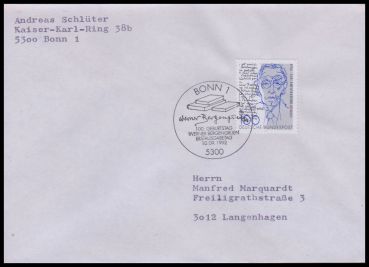 Bund, 1629 FDC