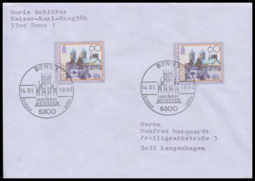 Bund, 1645 FDC