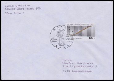 Bund, 1654 FDC