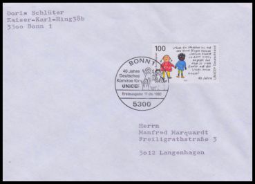 Bund, 1682 FDC