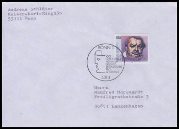 Bund, 1689 FDC