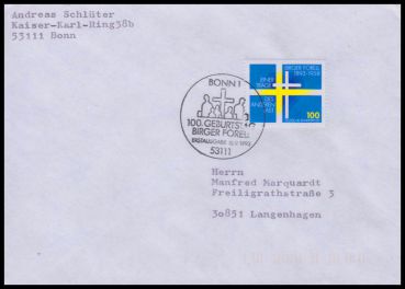 Bund, 1693 FDC