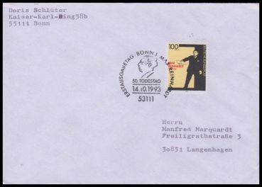 Bund, 1703 FDC