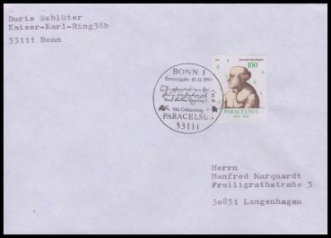 Bund, 1704 FDC