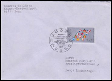 Bund, 1724 FDC