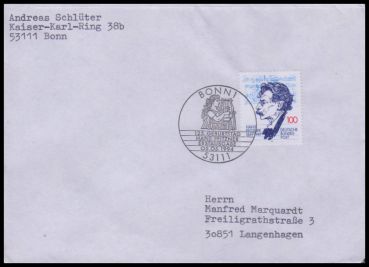 Bund, 1736 FDC