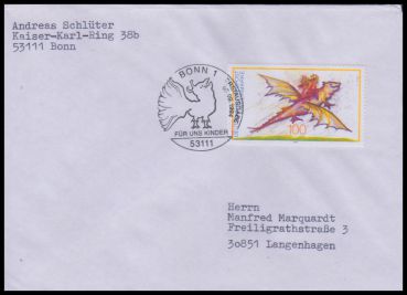 Bund, 1754 FDC