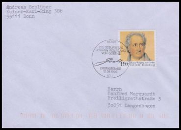 Bund, 2073 FDC