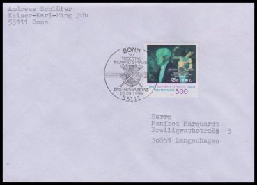 Bund, 2076 FDC