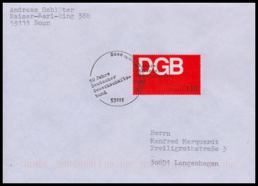 Bund, 2083 FDC