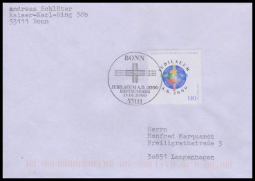 Bund, 2087 FDC