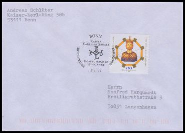 Bund, 2088 FDC