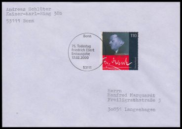 Bund, 2101 FDC