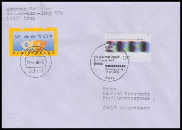 Bund, 2102 FDC