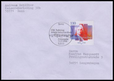 Bund, 2126 FDC