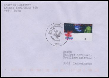Bund, 2130 FDC