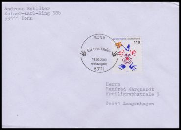 Bund, 2134 FDC
