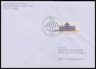 Bund, 2137 FDC