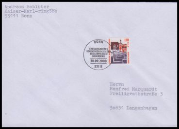 Bund, 2140 D FDC