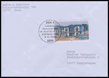 Bund, 2153 FDC
