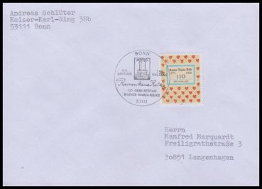 Bund, 2154 FDC