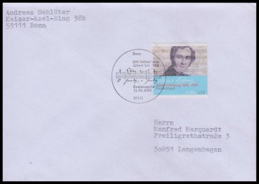 Bund, 2163 FDC