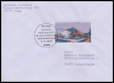 Bund, 2172 FDC