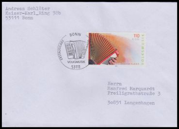 Bund, 2180 FDC