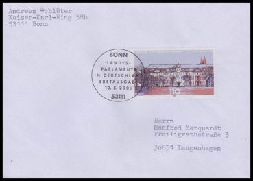 Bund, 2184 FDC