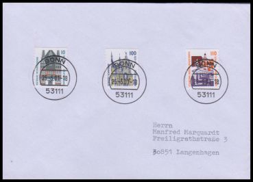 Bund, 2187-89 BC FDC