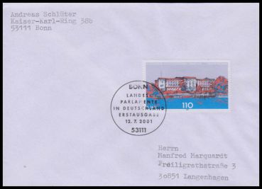 Bund, 2198 FDC