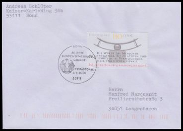 Bund, 2214 FDC