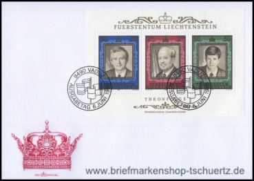 Liechtenstein, Bl. 13 FDC