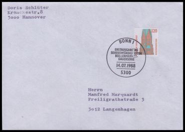Bund, 1375 FDC
