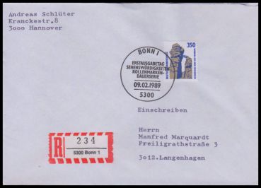 Bund, 1407 FDC