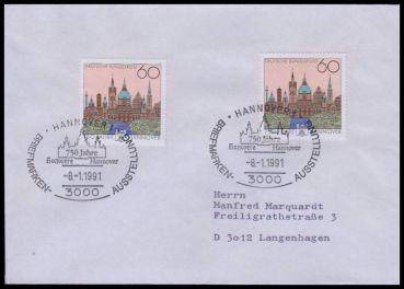 Bund, 1491 FDC