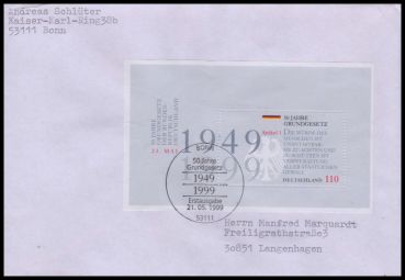 Bund, Bl. 48 FDC