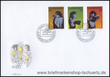 Liechtenstein, 725-27 FDC