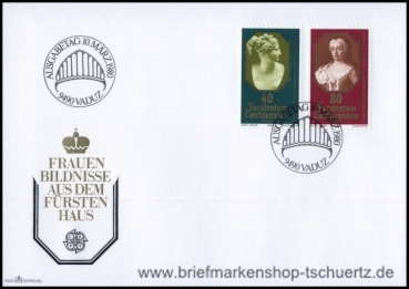 Liechtenstein, 741-42 FDC